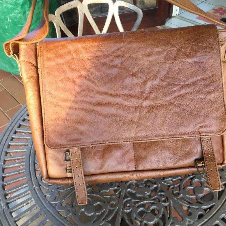 Mirelle Genuine Leather Classic Office Laptop Bag - MIRELLE Leather and Lifestyle