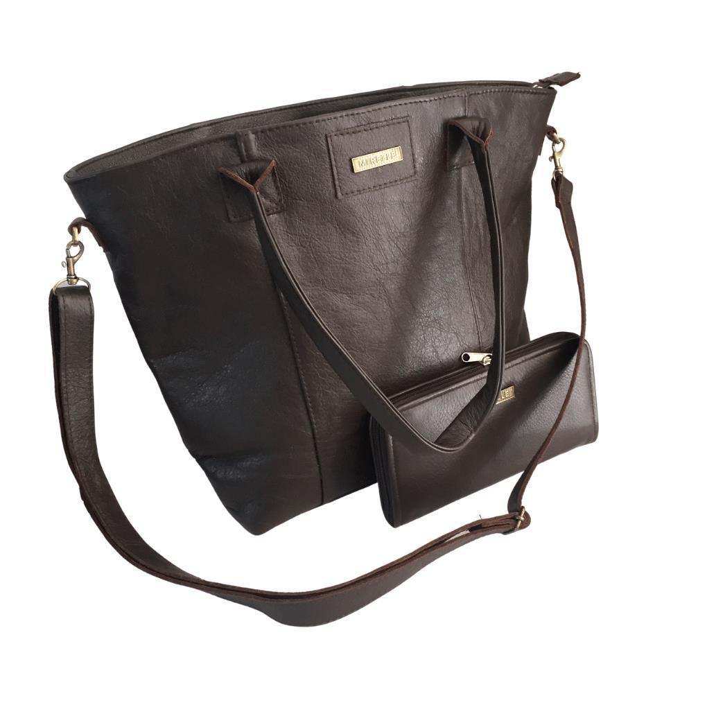 Mirelle Genuine Leather Classic Tote Handbag - MIRELLE Leather and Lifestyle