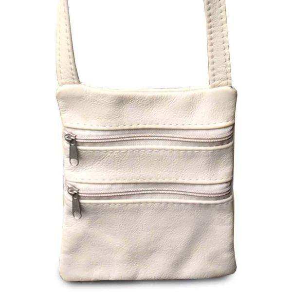 Mirelle Genuine Leather Mini 2 Pocket Crossbody Handbag - MIRELLE Leather and Lifestyle