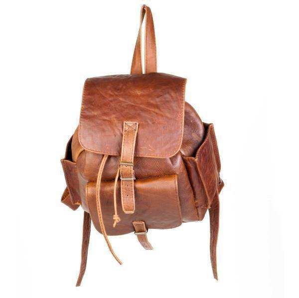 Mirelle Genuine Leather Tourist Backpack Satchel Handbag - MIRELLE Leather and Lifestyle