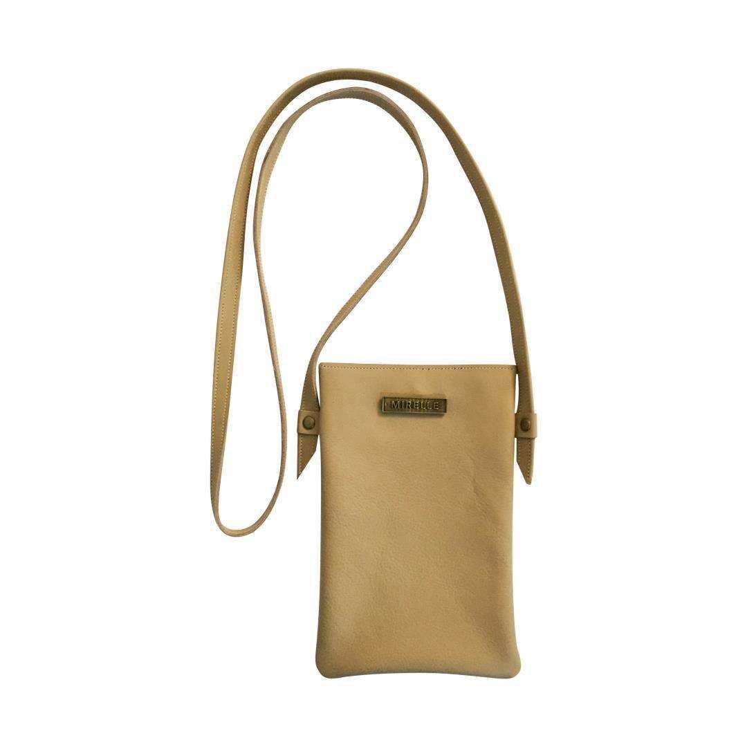 Mirelle Womens Leather Cellphone Sling Crossbody Handbag - MIRELLE Leather and Lifestyle