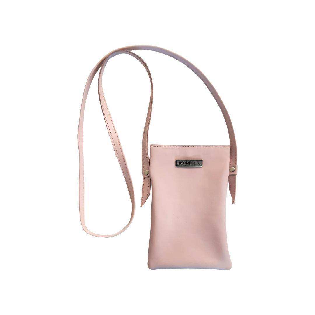 Mirelle Womens Leather Cellphone Sling Crossbody Handbag - MIRELLE Leather and Lifestyle