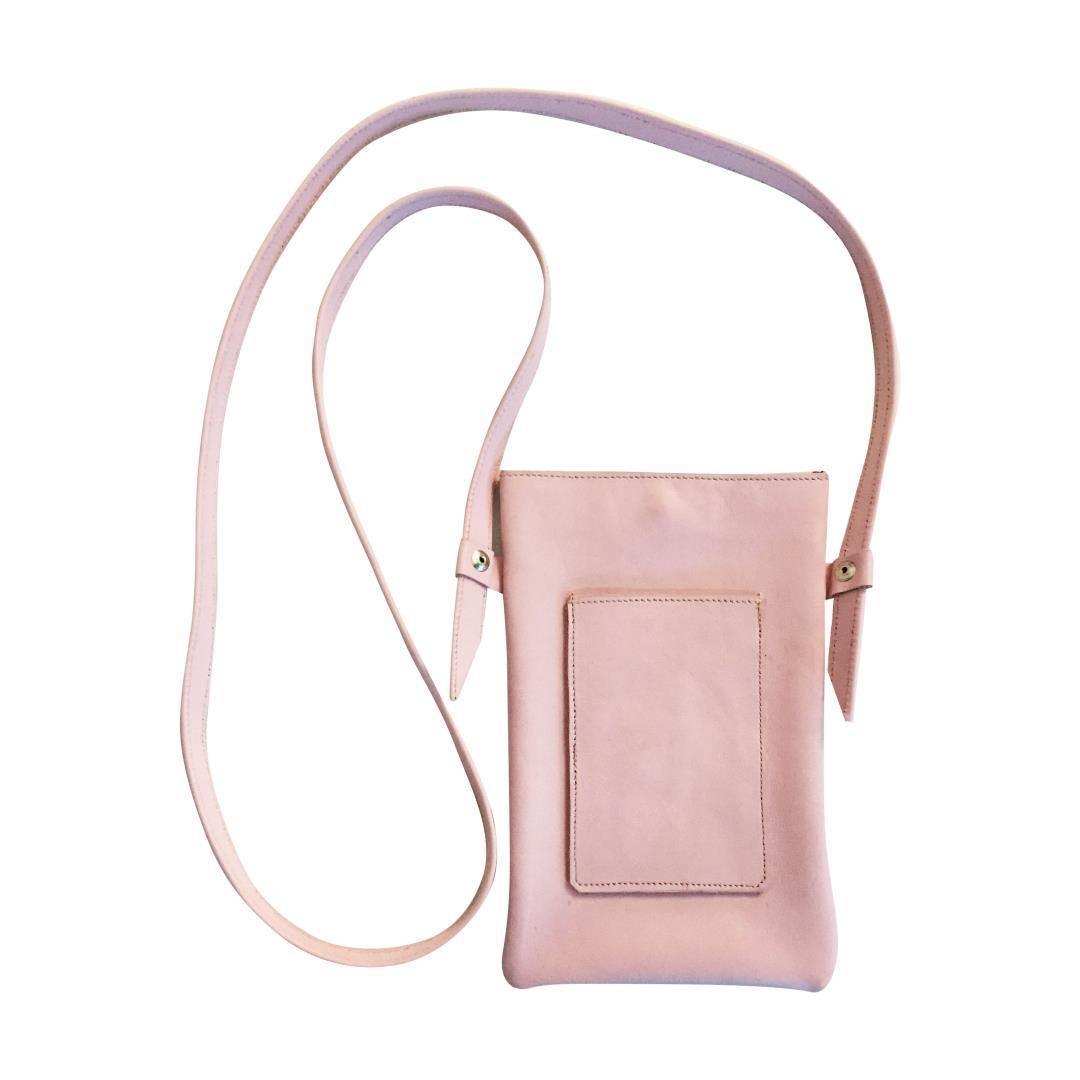 Mirelle Womens Leather Cellphone Sling Crossbody Handbag - MIRELLE Leather and Lifestyle