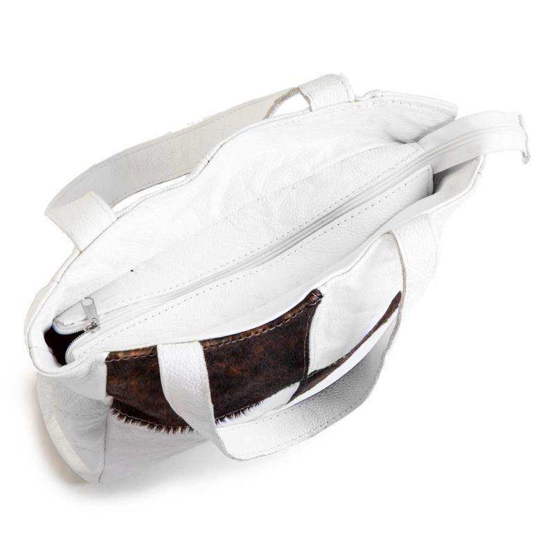 Nguni Classic Shopper Handbag | Genuine Leather | MIRELLE - South Africa - Mirelle Leather and Lifestyle