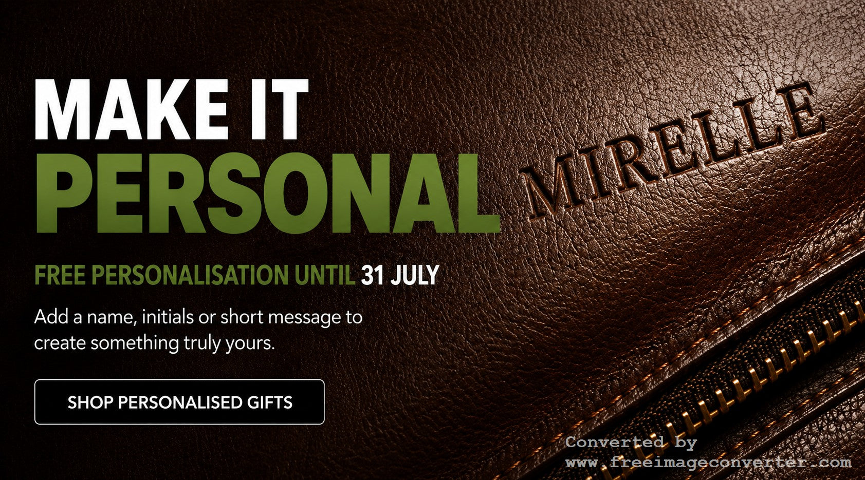 Personalised Leather Gifts