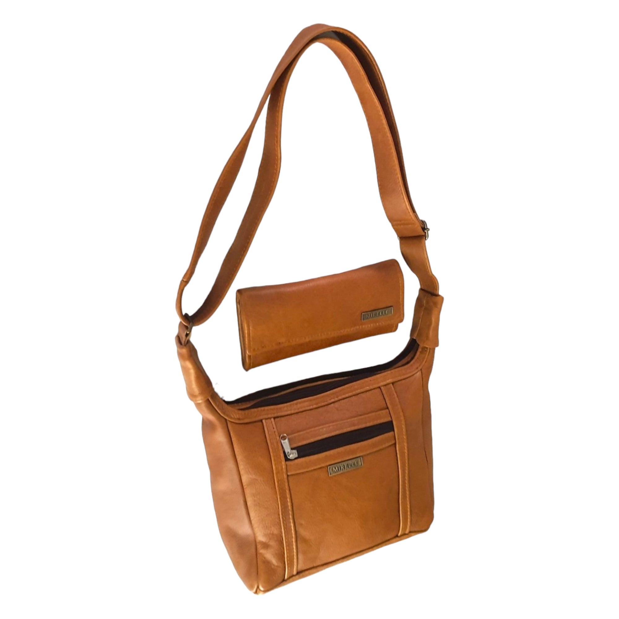 Mirelle Genuine Leather Adjustable Sling Handbag - For The Organised MIRELLE
