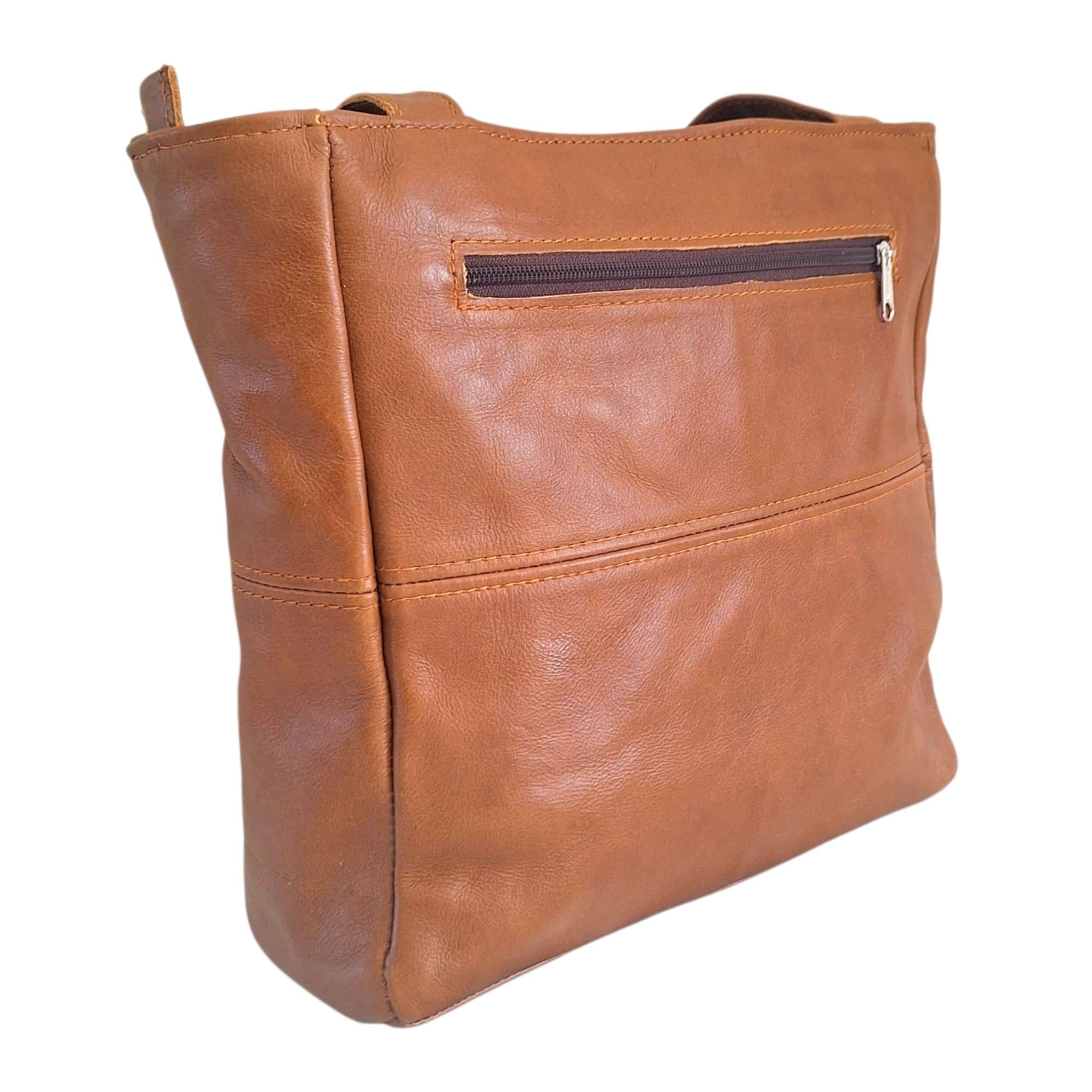Mirelle Shopper Shoulder Handbag With Outside Zipped Pocket - Small MIRELLE