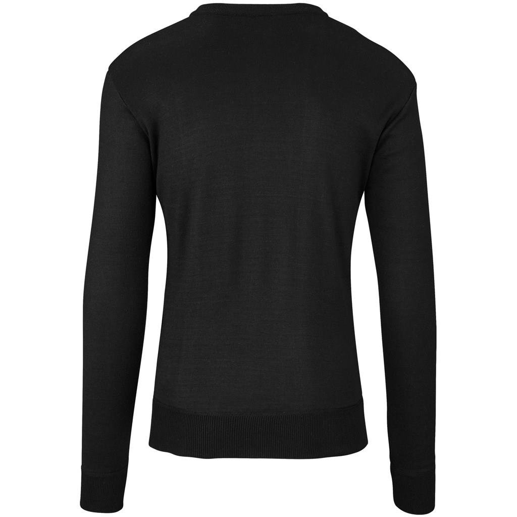Mens Long Sleeve Peru V-Neck Jersey - Black - Mirelle Leather and Lifestyle