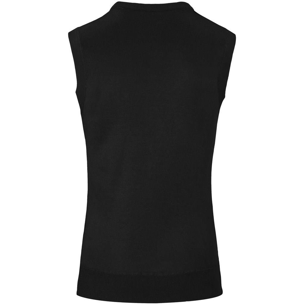 Mens Sleeveless Peru V-Neck Jersey - Black - Mirelle Leather and Lifestyle