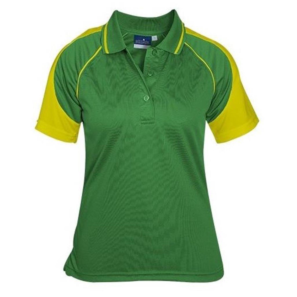 Ladies Toronto Golf Shirt - Green - Mirelle Leather and Lifestyle