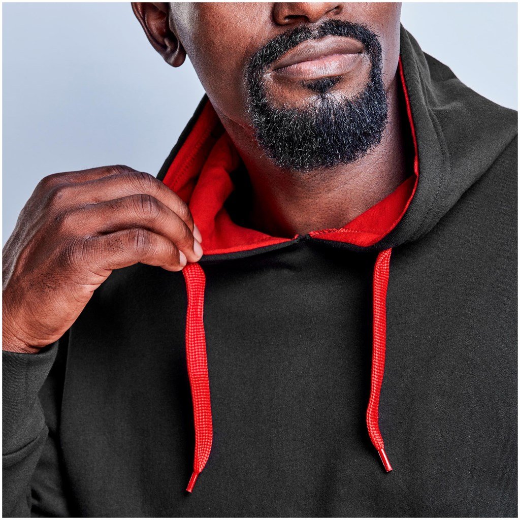Mens Solo Hooded Sweater - Red - Mirelle Leather and Lifestyle
