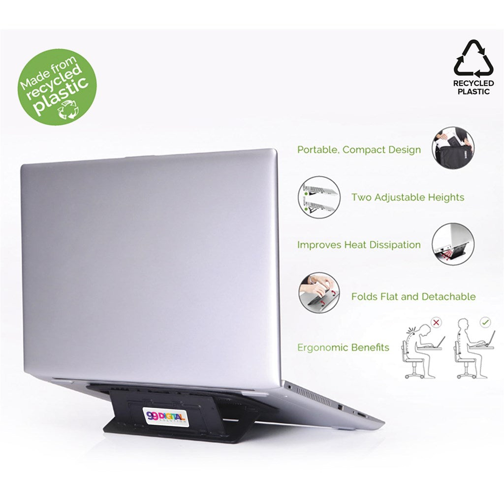 Okiyo Eezigo Recycled Plastic Portable Laptop Stand Mirelle Leather and Lifestyle