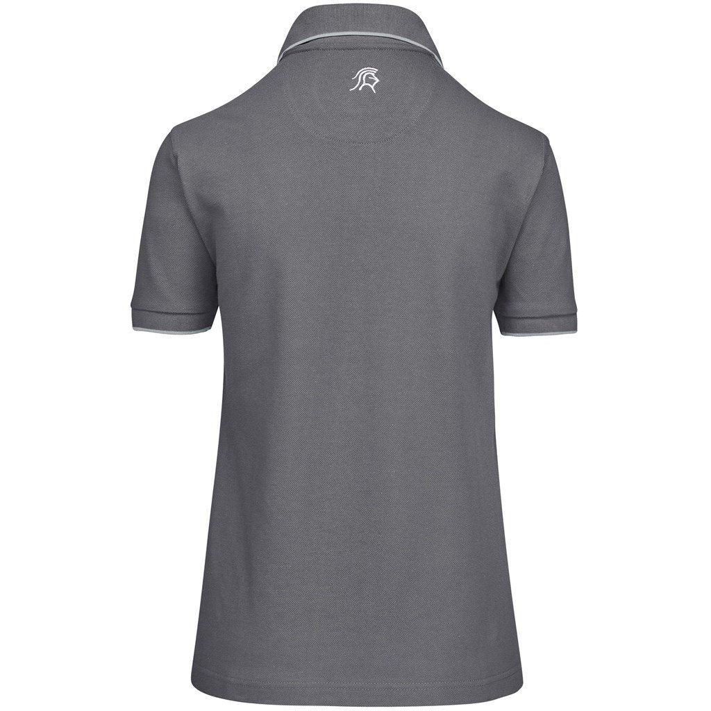 Ladies Wentworth Golf Shirt - Grey - Mirelle Leather and Lifestyle