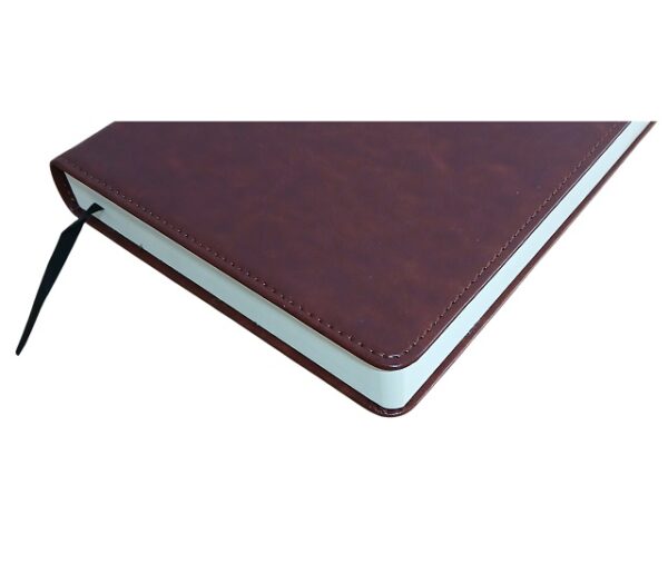A5 Genuine Leather Notebook - Brown | MIRELLE