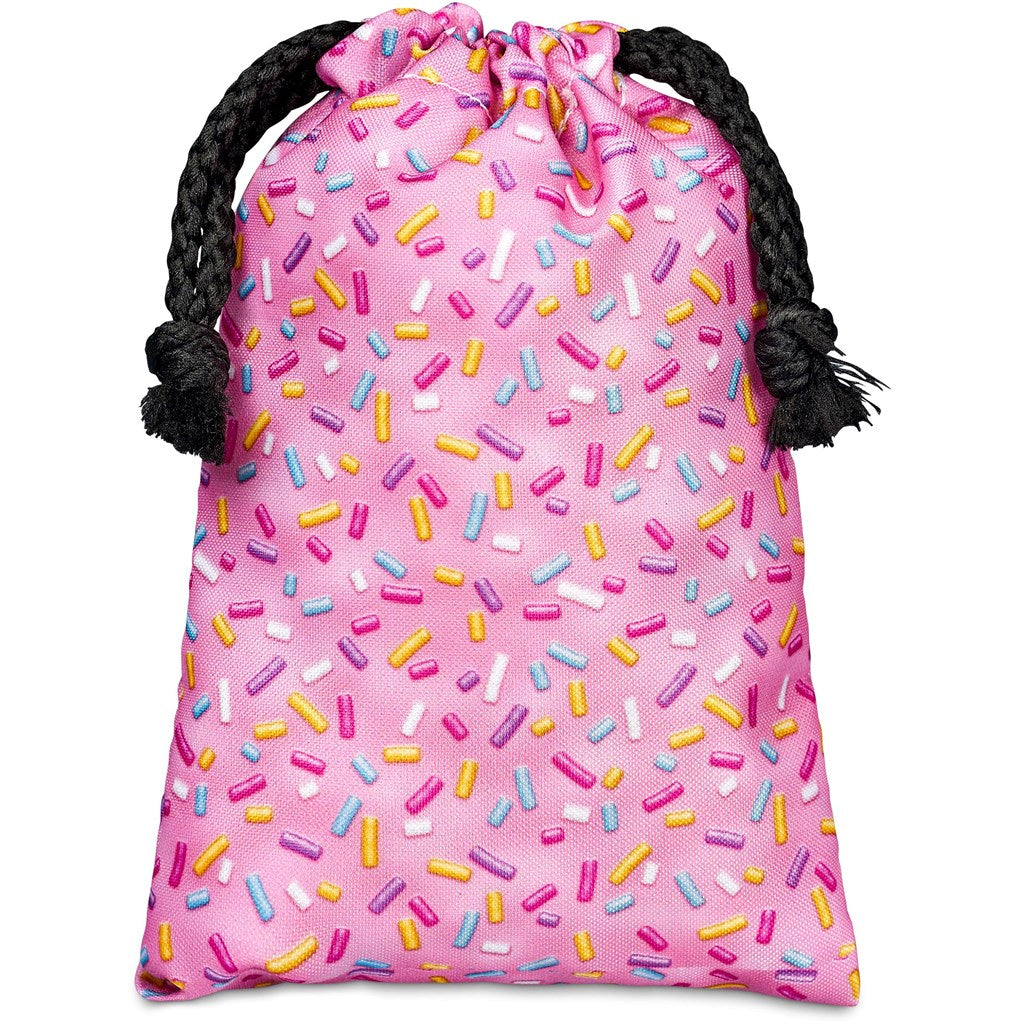 Pre-Printed Sample Hoppla Atlantic Mini Polyester Drawstring Pouch - Mirelle Leather and Lifestyle