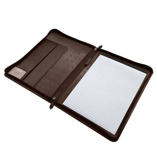A4 Zip Around Folder - Genuine Leather - Business - Student - Brown - South Africa - Mirelle Leather and Lifestyle