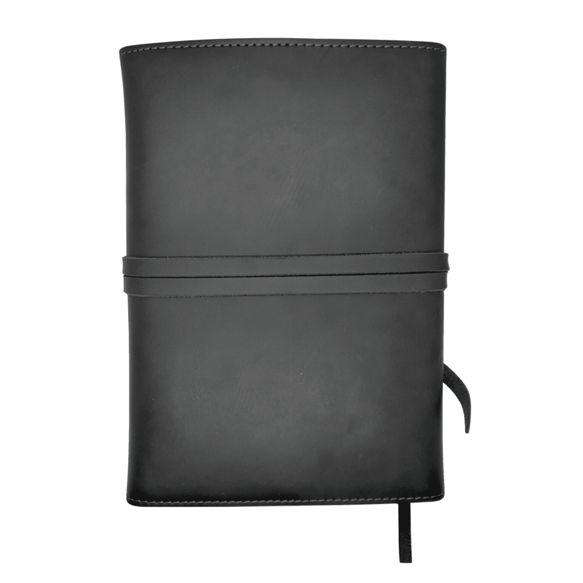 A5 Genuine Leather Trifold Slip On Notebook Cover and Notebook - Mirelle Leather and Lifestyle