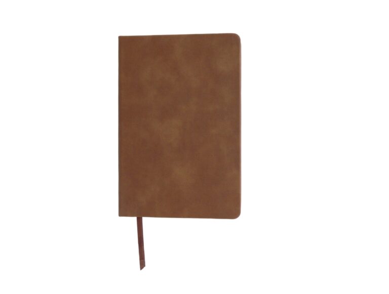 A5 Vegan Leather Espresso Notebook & Metal Ballpen Set | MIRELLE