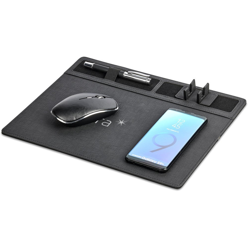 Alex Varga Aramis Wireless Charger Desk Organiser Mirelle Leather and Lifestyle