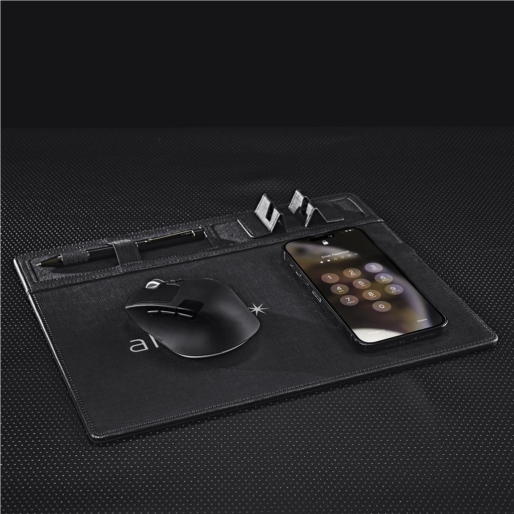Alex Varga Aramis Wireless Charger Desk Organiser Mirelle Leather and Lifestyle