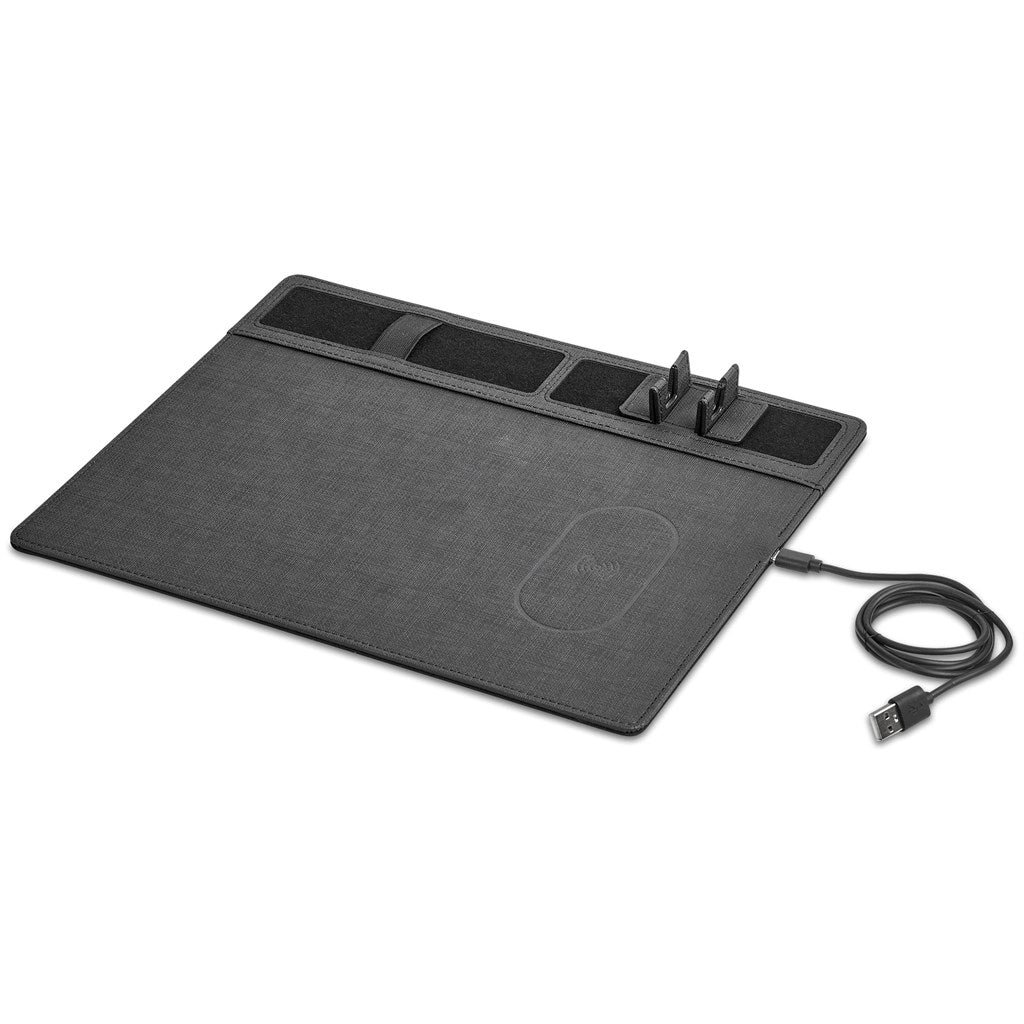 Alex Varga Aramis Wireless Charger Desk Organiser Mirelle Leather and Lifestyle