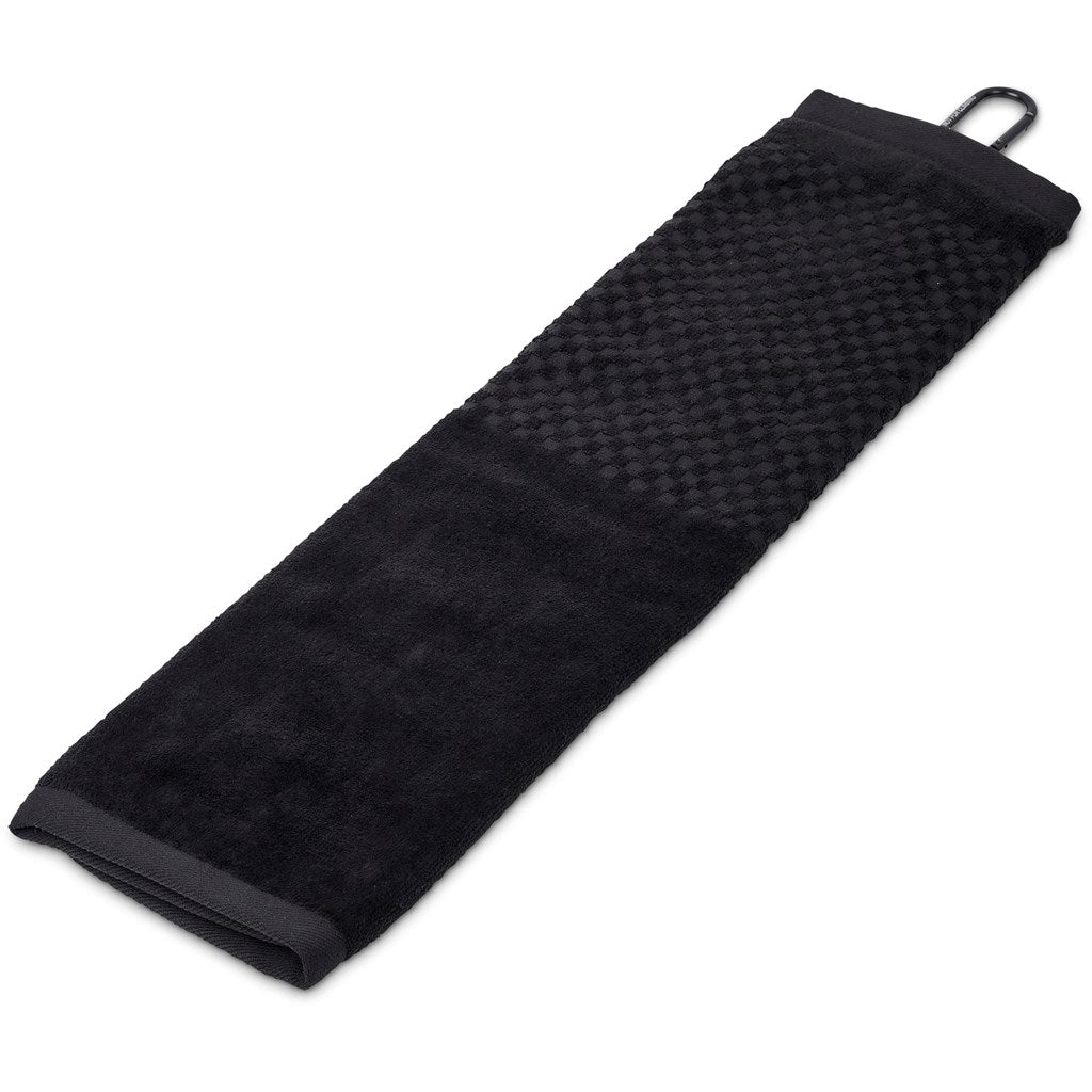 Alex Varga Arcadia Tri-Fold Golf Towel - MIRELLE Leather and Lifestyle