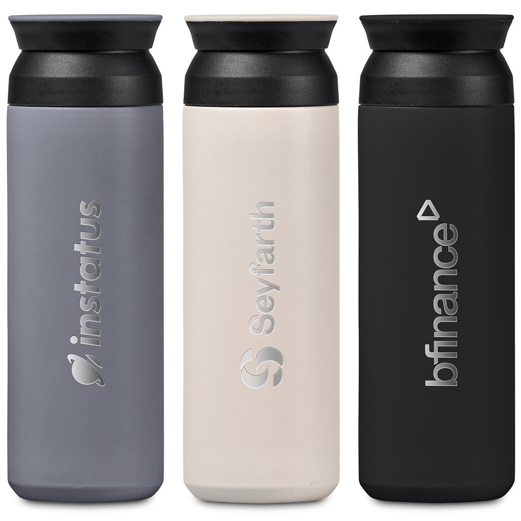 Alex Varga Atria Stainless Steel Vacuum Water Bottle - 480ml ZA Bottles,Drinkware,Full-Wrap UV Bottles Mirelle Leather and Lifestyle