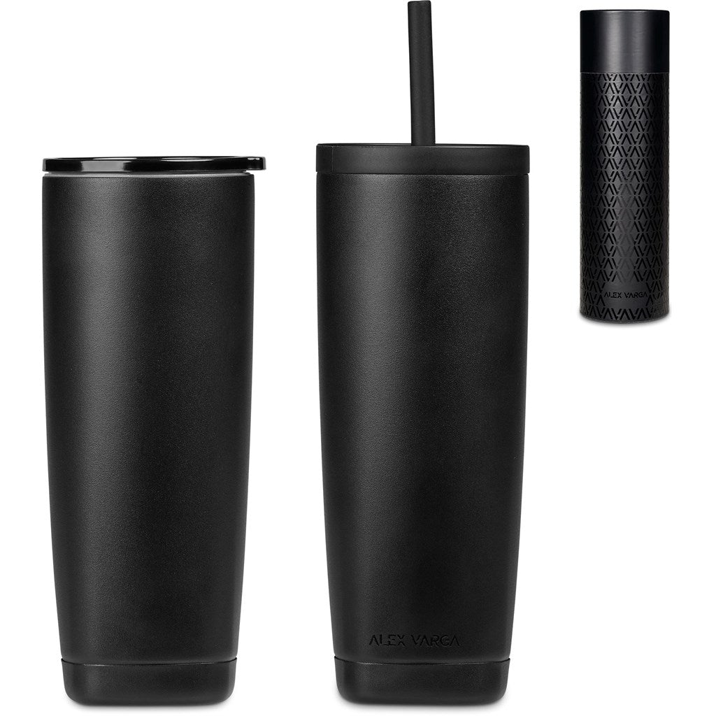 Alex Varga Aurelian Stainless Steel 2-in-1 Vacuum Tumbler & Straw - 530ml