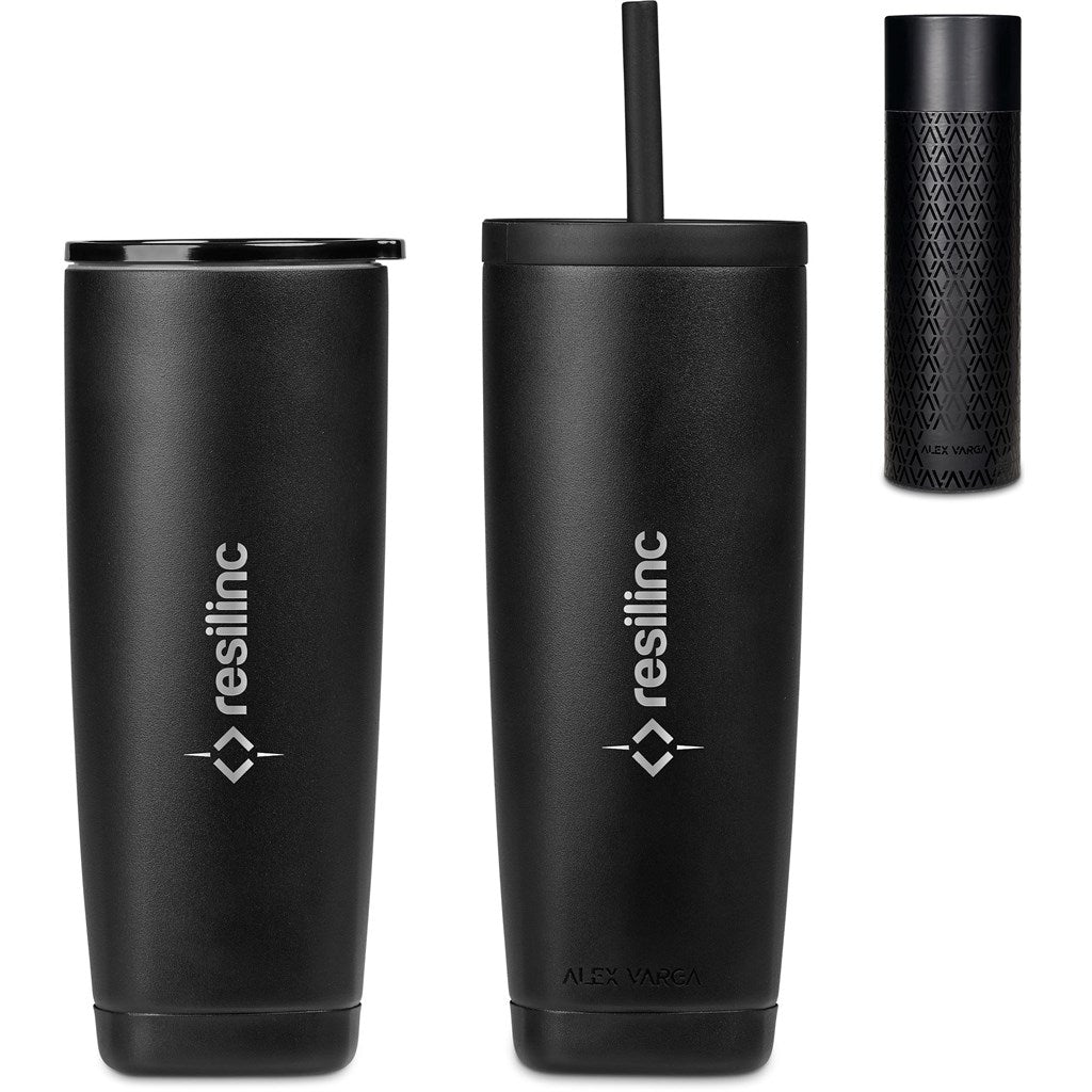 Alex Varga Aurelian Stainless Steel 2-in-1 Vacuum Tumbler & Straw - 530ml