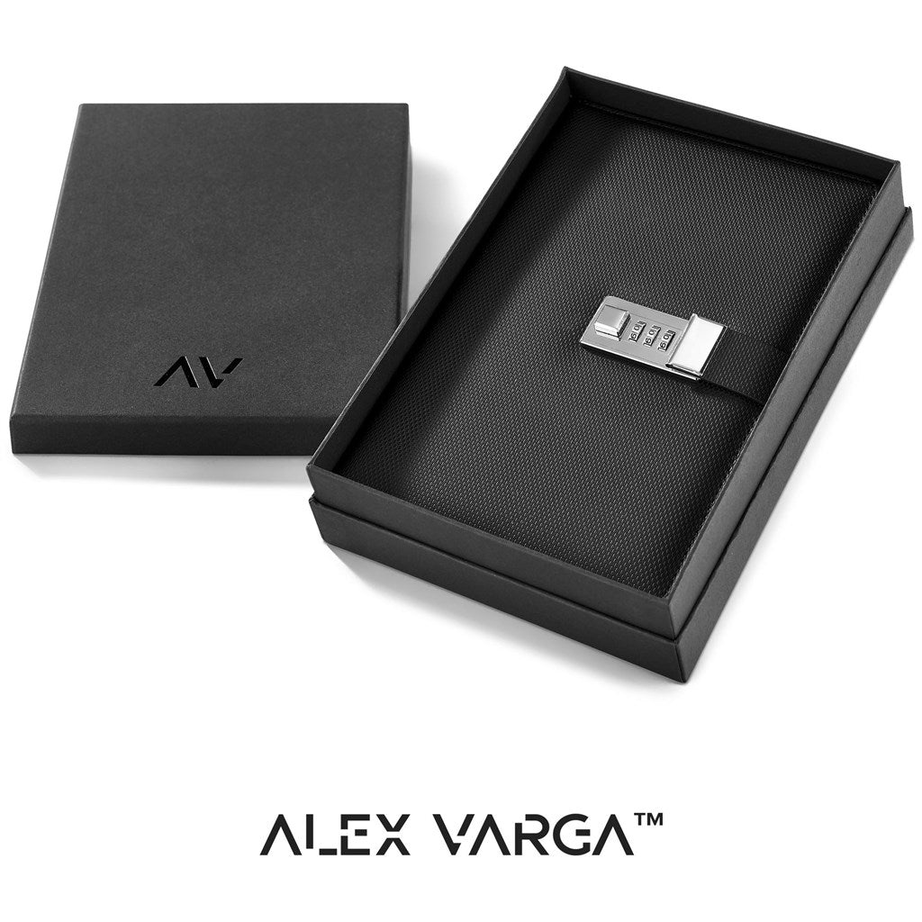 Alex Varga Chapman Code-Lock Hard Cover Notebook ZA A5 Notebooks Mirelle Leather and Lifestyle