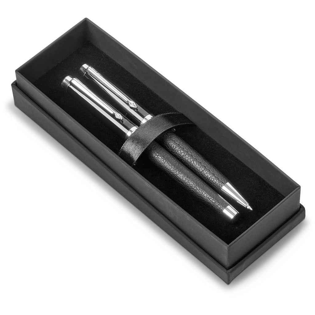 Alex Varga Corinthia Ball Pen & Rollerball Set Mirelle Leather and Lifestyle