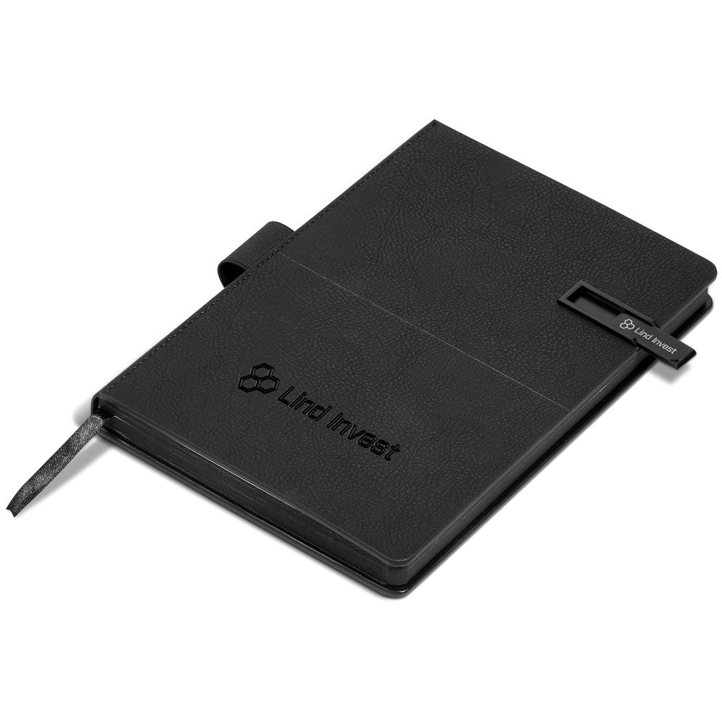 Alex Varga Corinthia Flash Drive Notebook & Pen Set - 32GB ZA USB Notebooks,Flash Drive Notebooks,Alex Varga Premium Gift Sets Mirelle Leather and Lifestyle