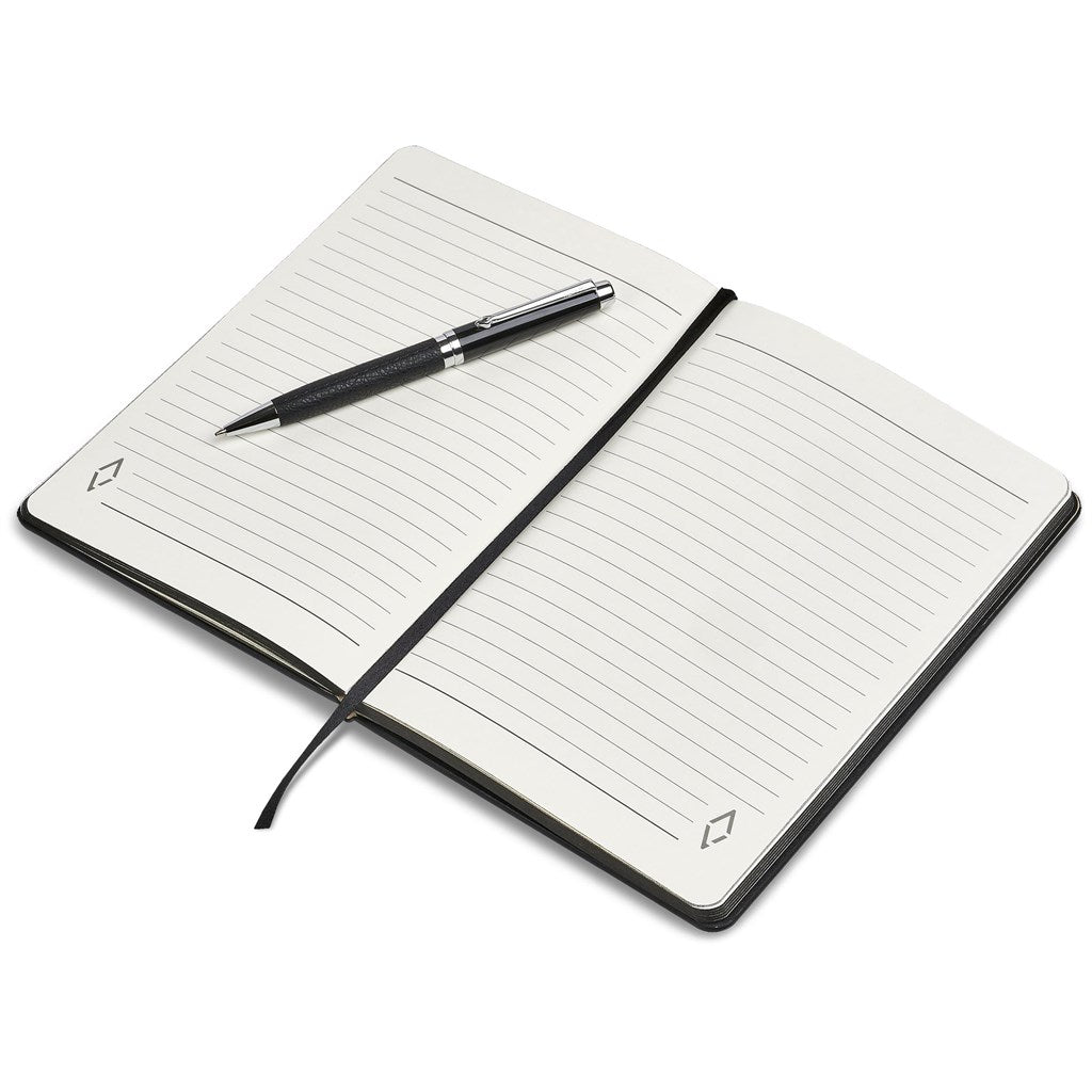 Alex Varga Corinthia Hard Cover Notebook & Pen Set Mirelle Leather and Lifestyle