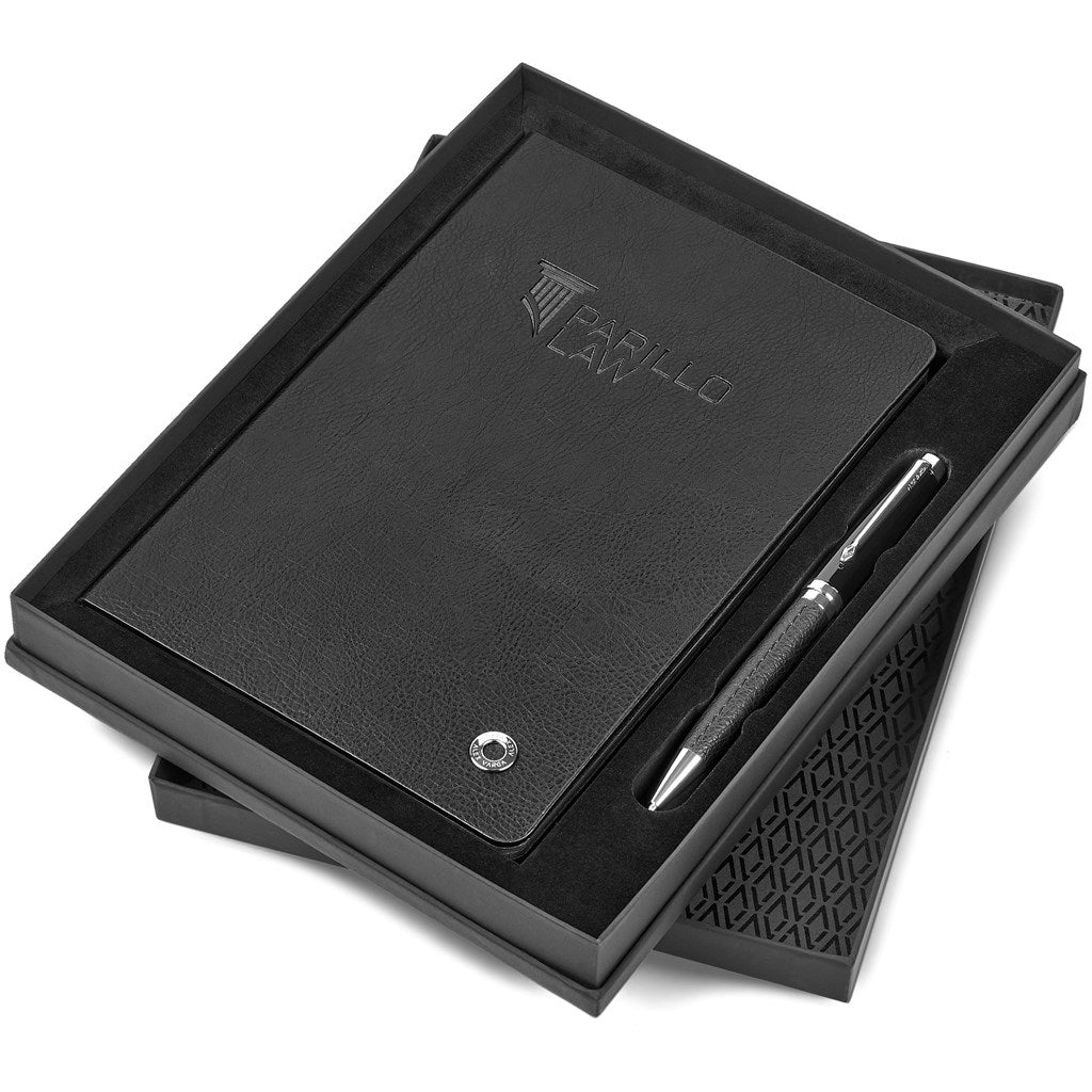 Alex Varga Corinthia Hard Cover Notebook & Pen Set Mirelle Leather and Lifestyle