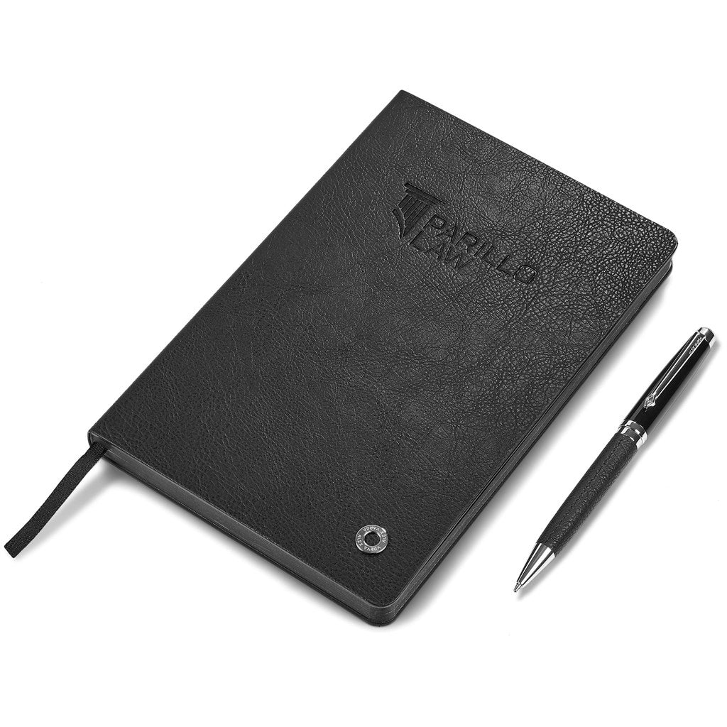 Alex Varga Corinthia Hard Cover Notebook & Pen Set Mirelle Leather and Lifestyle