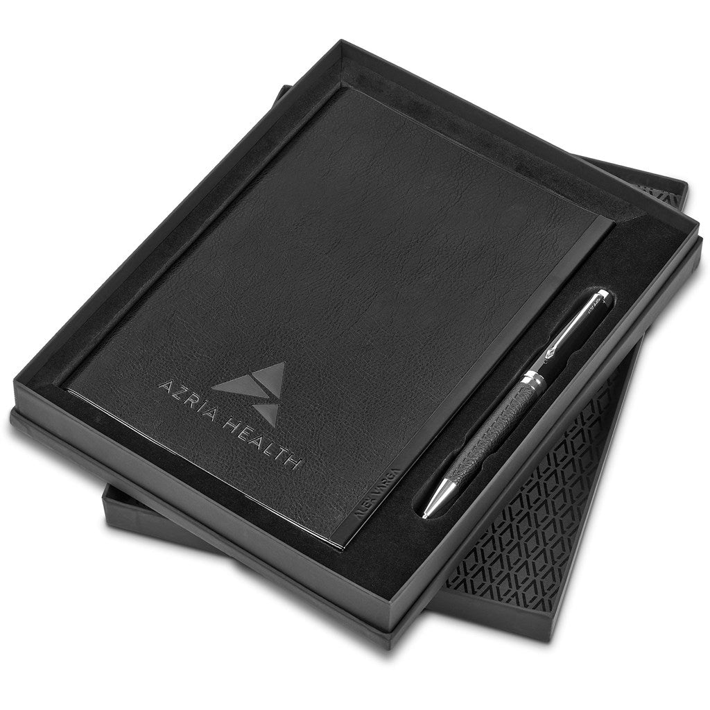 Alex Varga Corinthia Soft Cover Notebook & Pen Set ZA Executive Ideas,Ideas for Work,Alex Varga Premium Gift Sets,Notebook Sets Mirelle Leather and Lifestyle