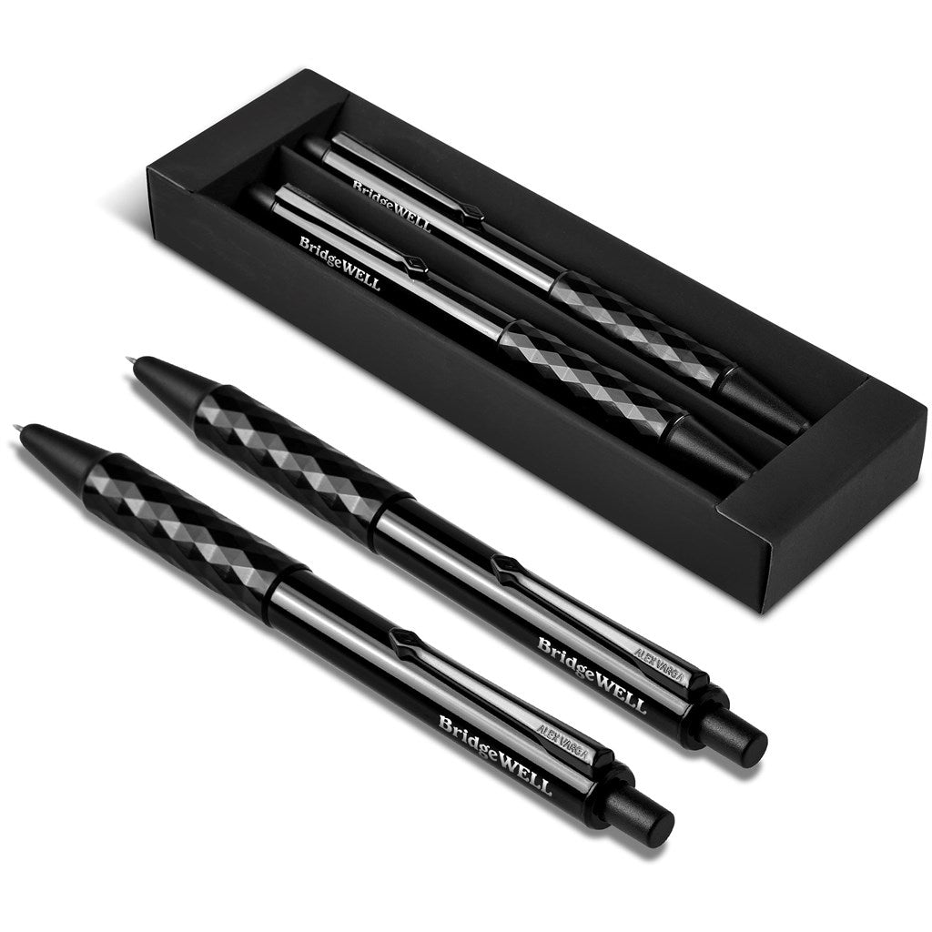 Alex Varga Cyrion Ball Pen & Pencil Set Mirelle Leather and Lifestyle