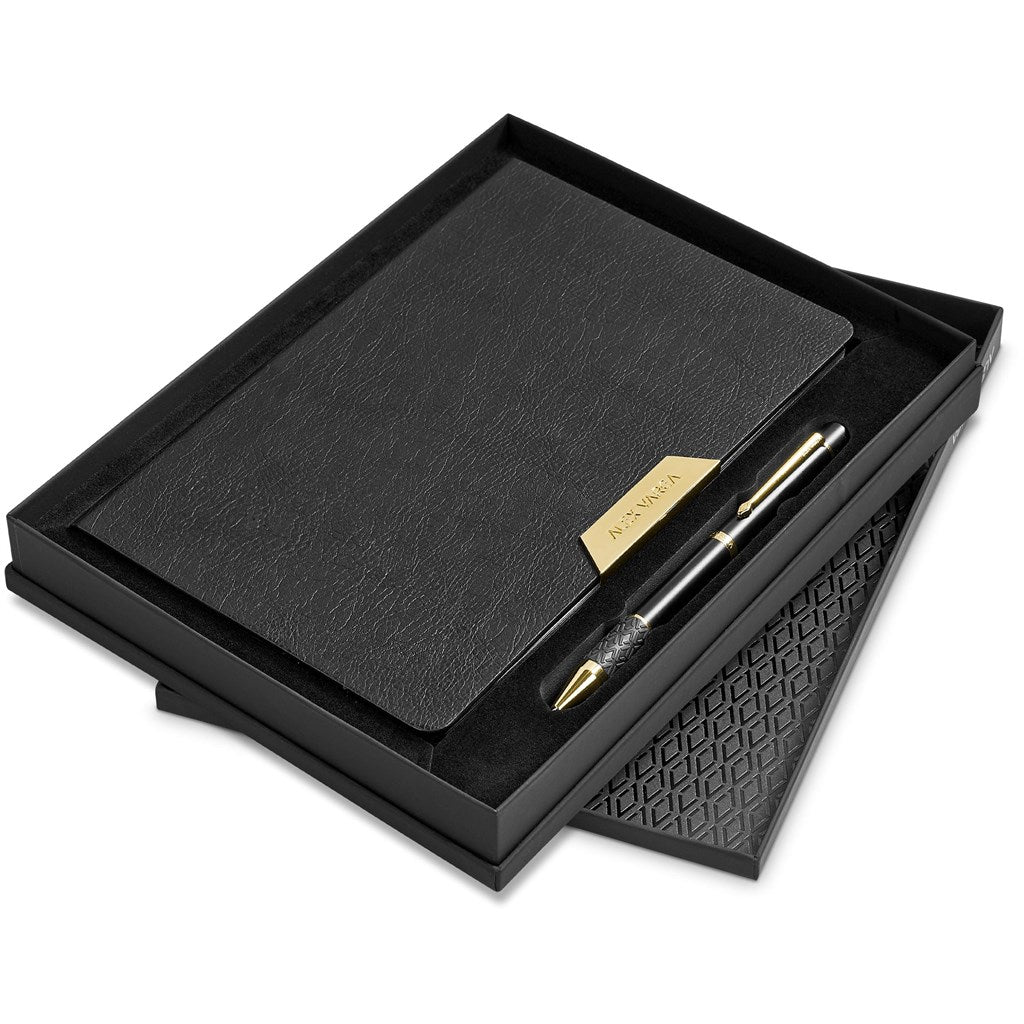 Alex Varga Onassis Notebook & Pen Set ZA Alex Varga Premium Gift Sets,Notebook Sets Mirelle Leather and Lifestyle