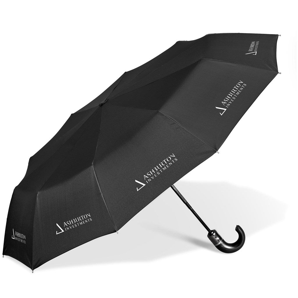 Alex Varga Zeus Auto-Open Compact Umbrella Mirelle Leather and Lifestyle