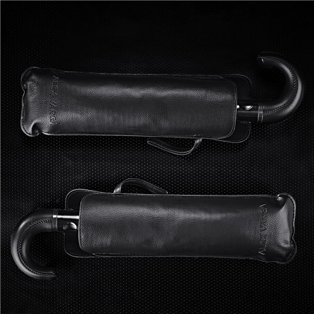 Alex Varga Zeus Auto-Open Compact Umbrella Mirelle Leather and Lifestyle