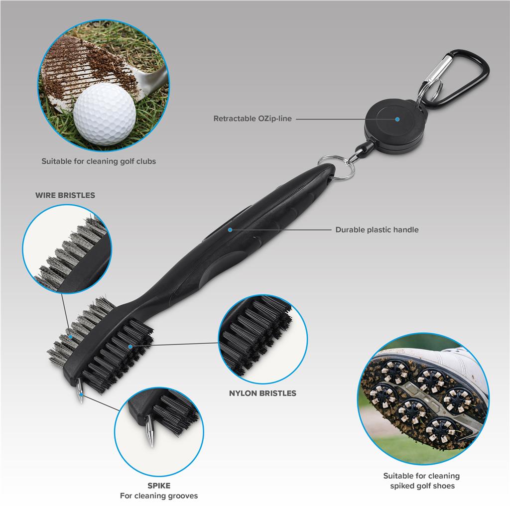 Altitude Belfry Retractable Golf Club & Shoe Cleaning Tool Mirelle Leather and Lifestyle