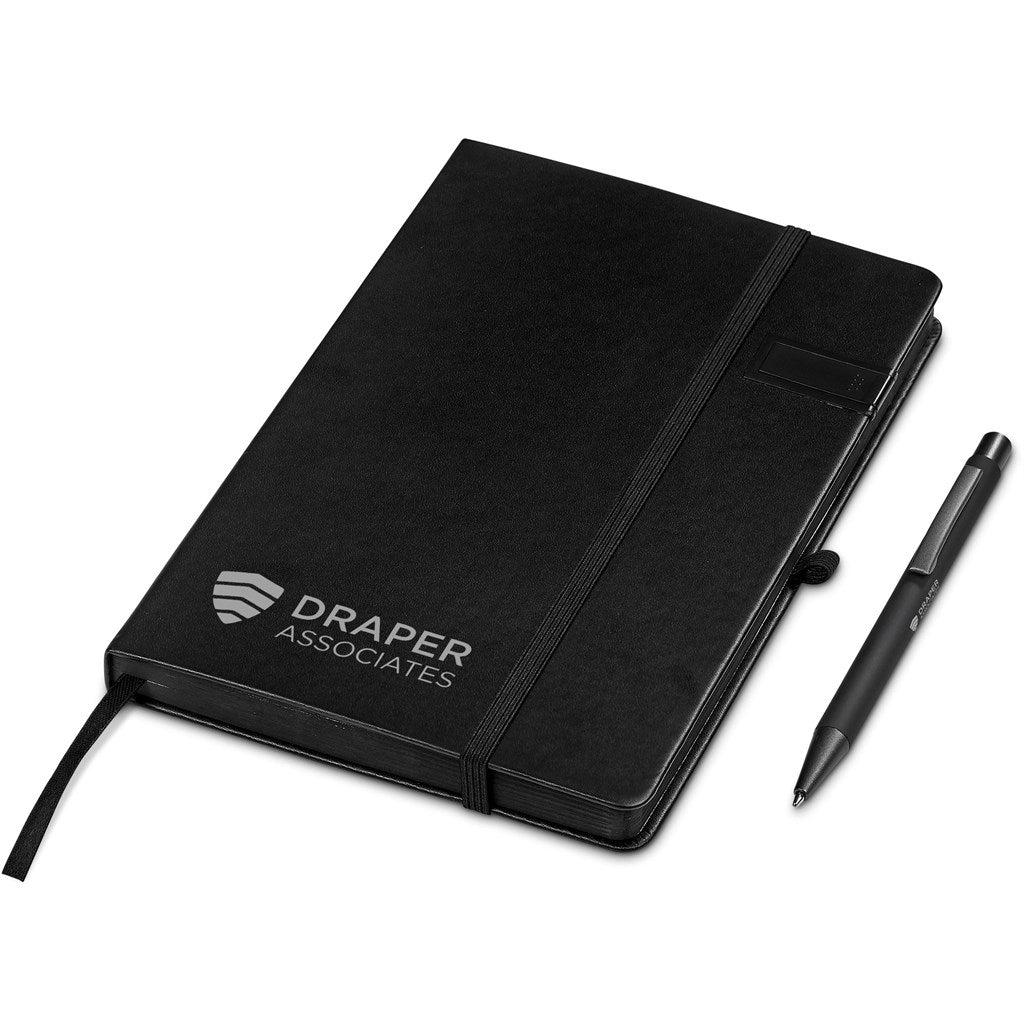 Altitude Billenium Flash Drive Notebook & Pen Set - 8GB Mirelle Leather and Lifestyle
