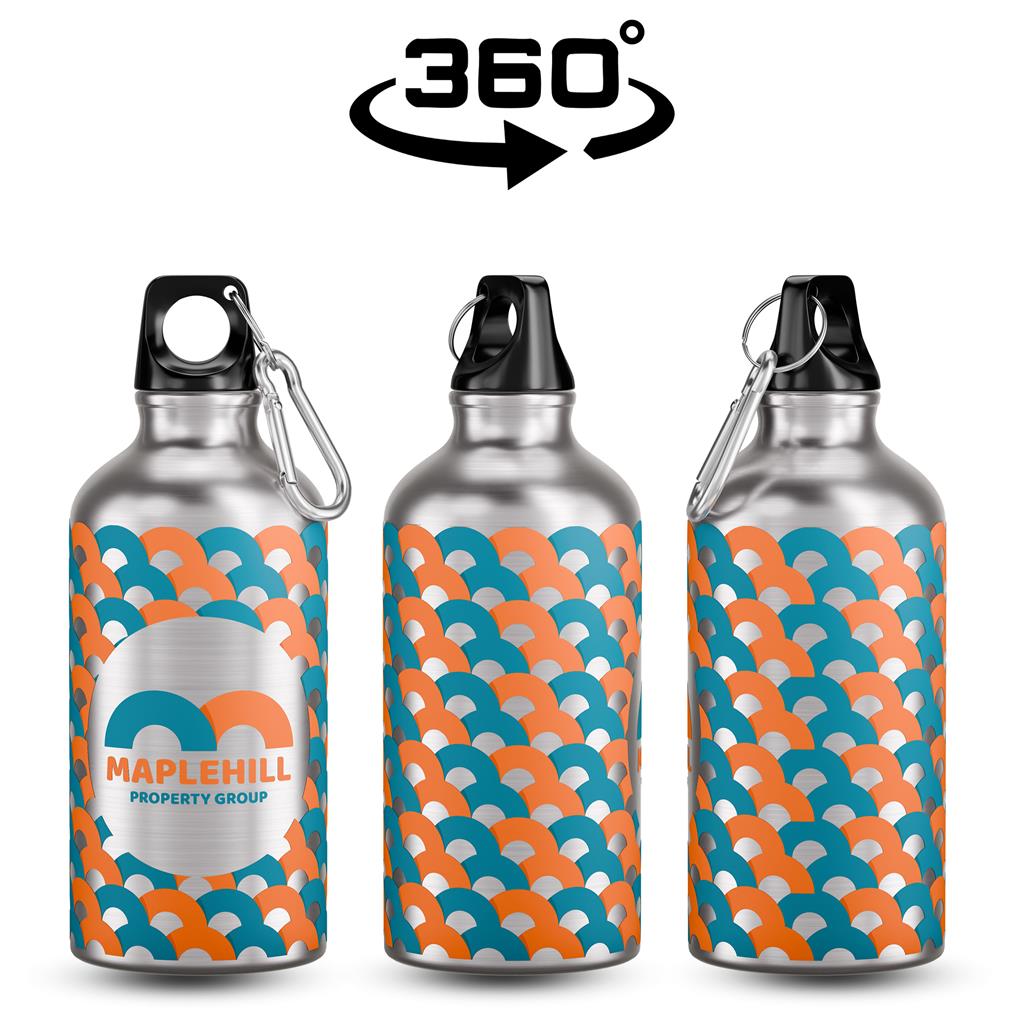Altitude Braxton Aluminium Water Bottle - 500ml Mirelle Leather and Lifestyle