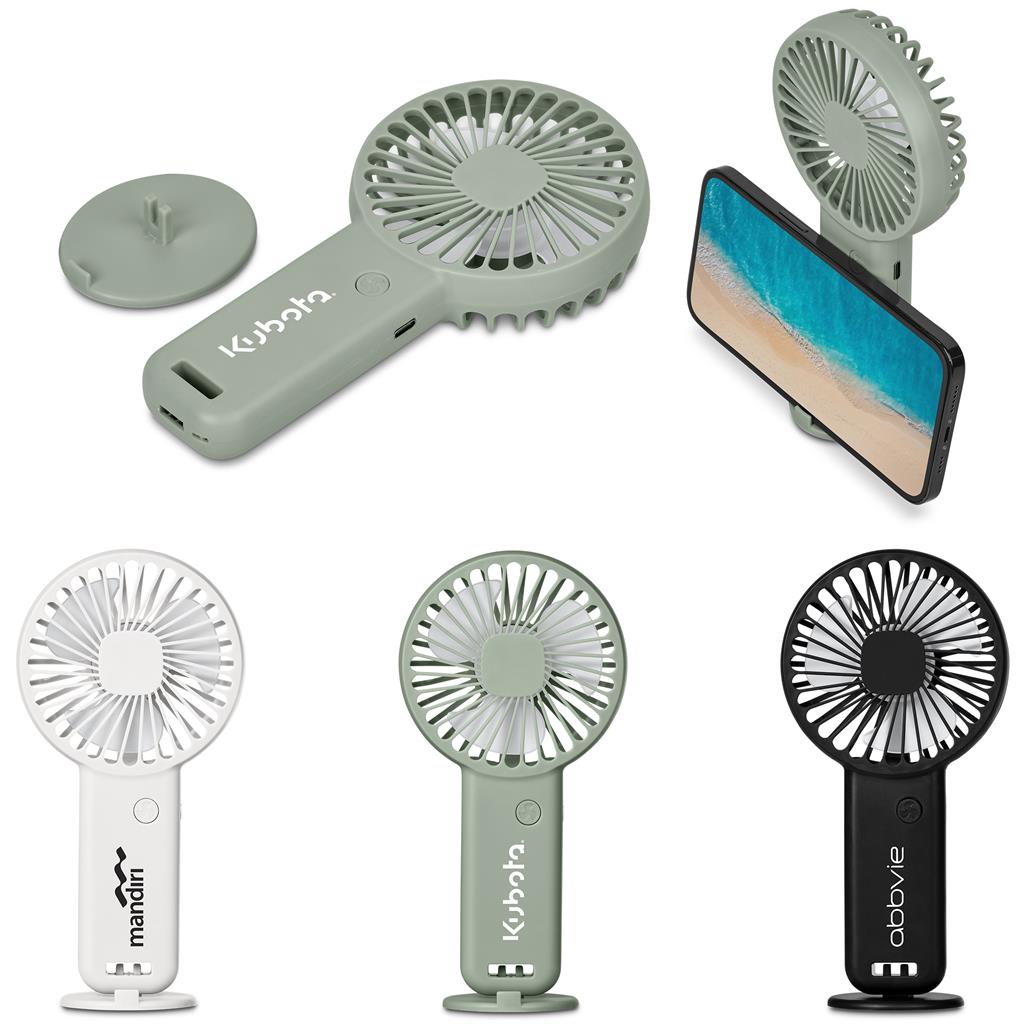 Altitude Celestia Rechargeable Handheld Mini USB Fan Mirelle Leather and Lifestyle