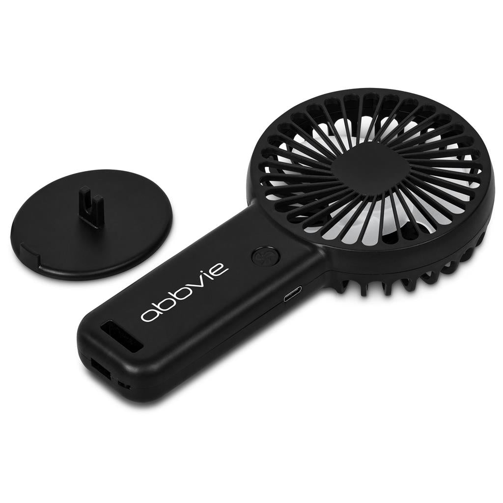 Altitude Celestia Rechargeable Handheld Mini USB Fan Mirelle Leather and Lifestyle