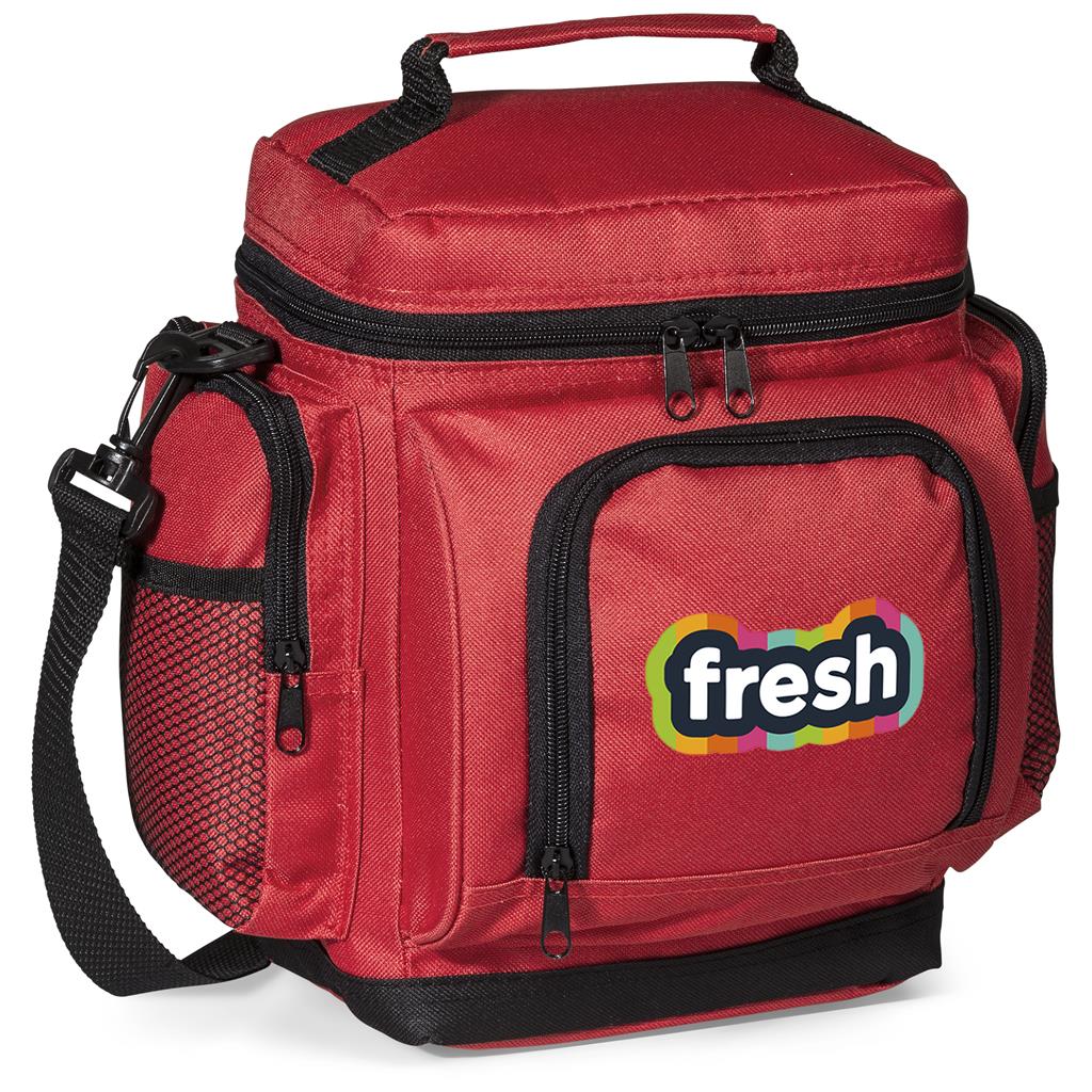 Altitude Clifton 12-Can Cooler - Red Mirelle Leather and Lifestyle