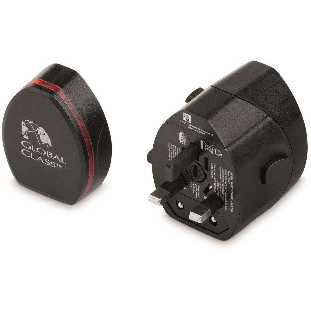 Connexions World Travel Adaptor ZA Travel Gifts,Chargers and Adaptors,Travel Essentials Mirelle Leather and Lifestyle