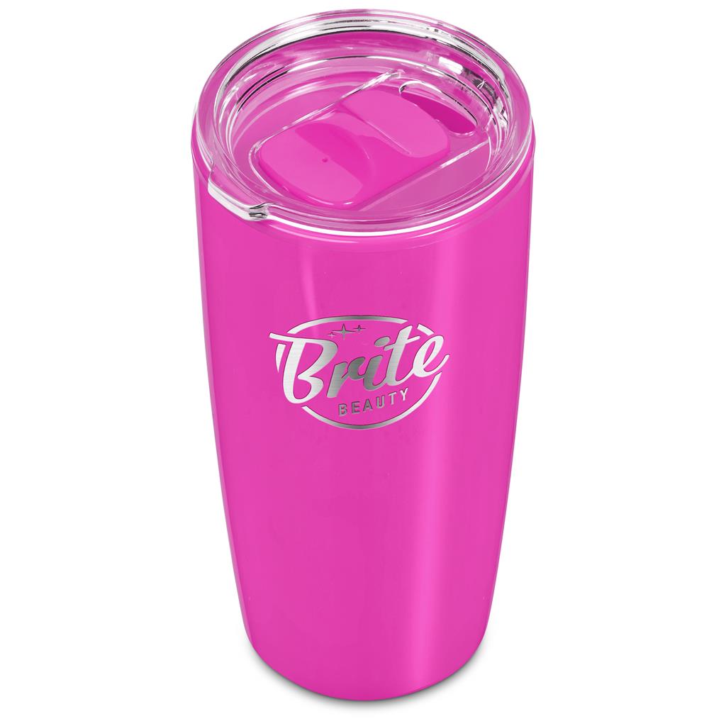 Altitude Daytona Plastic 2-in-1 Double-Wall Tumbler & Straw - 600ml Mirelle Leather and Lifestyle