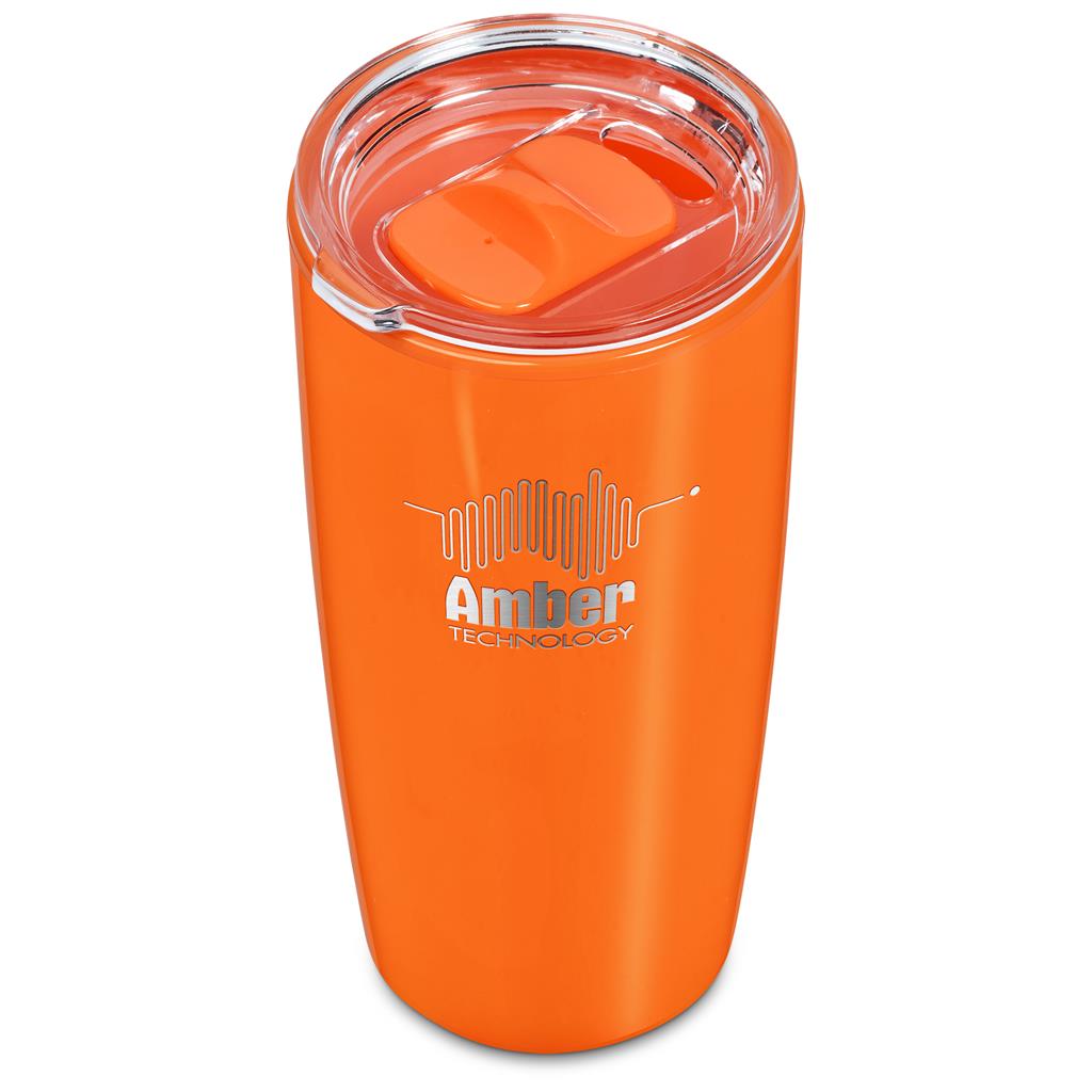 Altitude Daytona Plastic 2-in-1 Double-Wall Tumbler & Straw - 600ml Mirelle Leather and Lifestyle