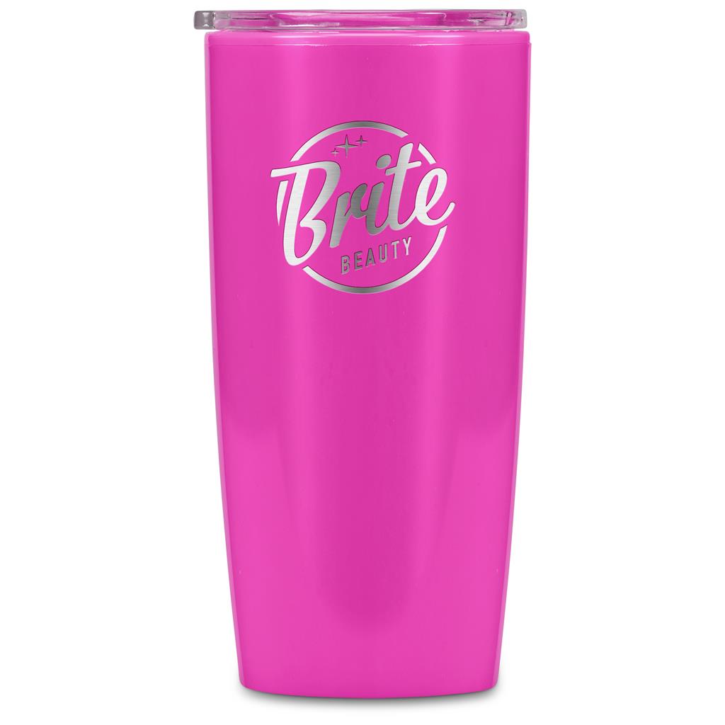 Altitude Daytona Plastic 2-in-1 Double-Wall Tumbler & Straw - 600ml Mirelle Leather and Lifestyle